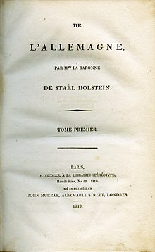 1 livre de STAEL