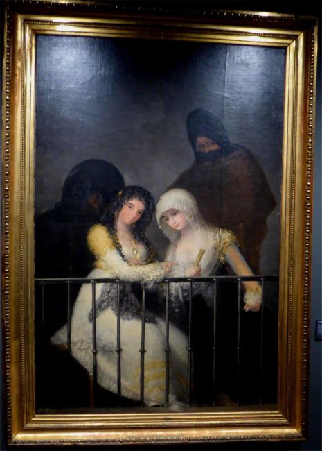 les Majas au balcon
