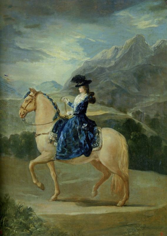Maria-Teresa-Vallabriga-à-cheval-Goya